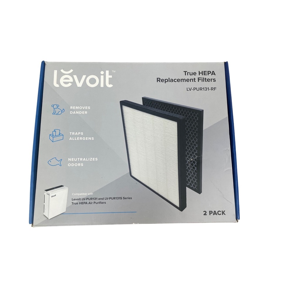 Levoit True HEPA Replacement Filters 2 Pack LV-PUR131-RF for LV-PUR131 Series
